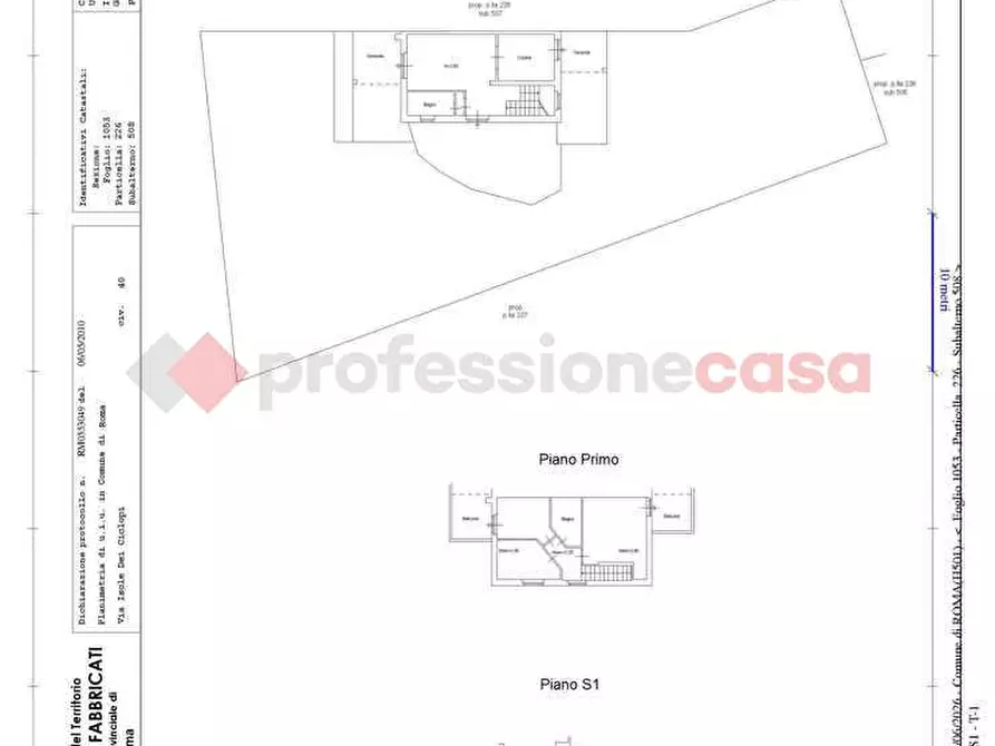 Immagine 47 di Casa bifamiliare in vendita  in Via Isole dei Ciclopi a Roma