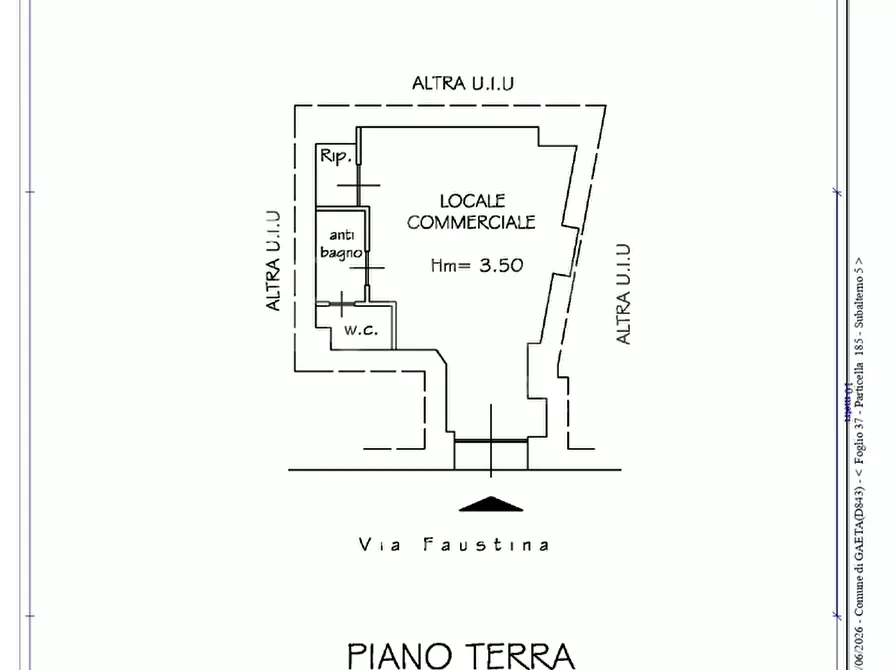 Immagine 11 di Negozio in affitto  in Via Faustina, 40 a Gaeta