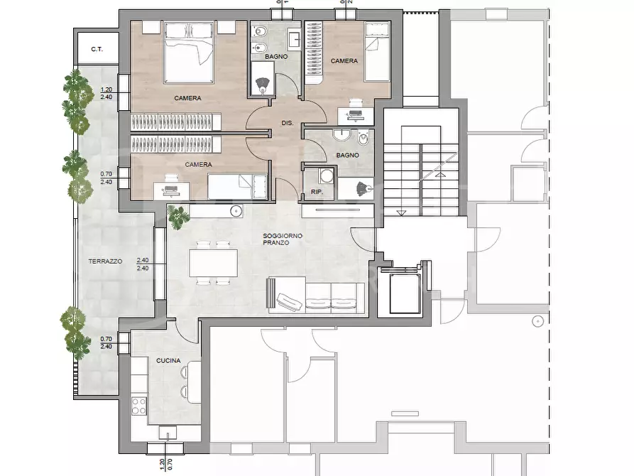 Immagine 16 di Appartamento in vendita  in Via Roma, 70 a Mogliano Veneto