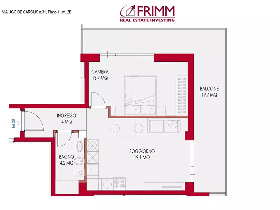 Immagine 12 di Appartamento in vendita  in Via Ugo De Carolis, 31 a Roma