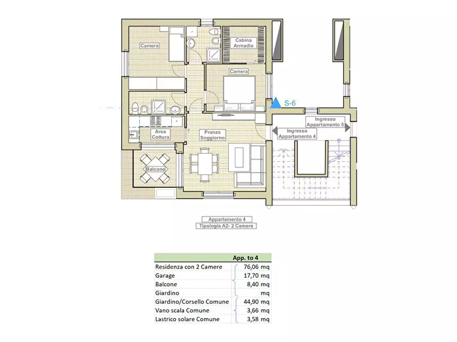 Immagine 6 di Appartamento in vendita  in Via Olivieri, snc a Cattolica