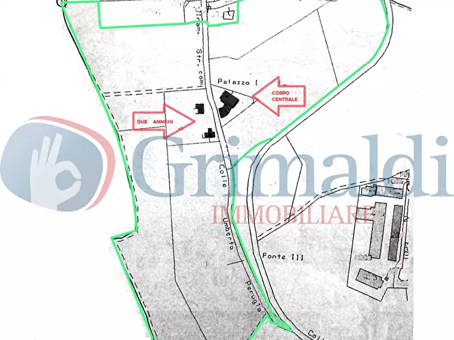 Immagine 32 di Palazzo in vendita  in Strada San Marco-Cenerente a Perugia