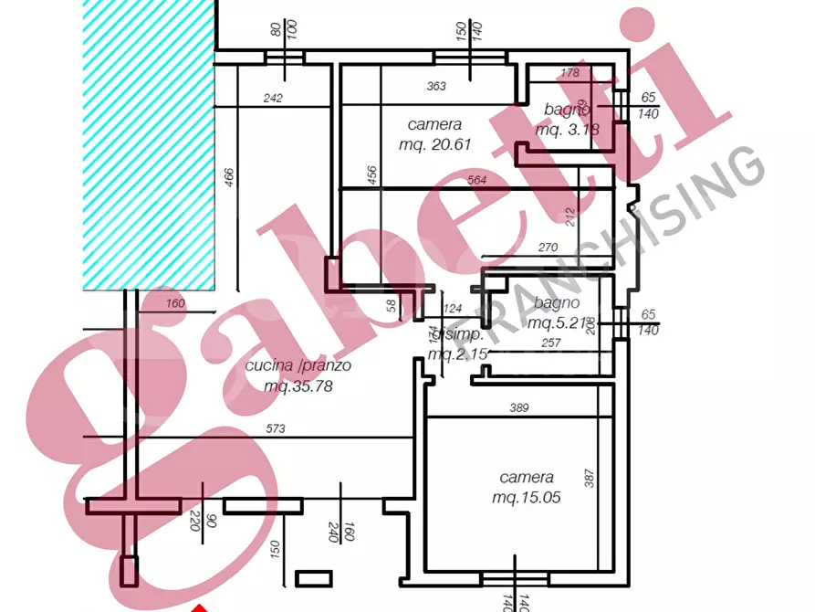 Immagine 17 di Appartamento in vendita  in Via SOTTOMARINA  -VIALE DOMENICO SCHIAVO, 00 a Chioggia