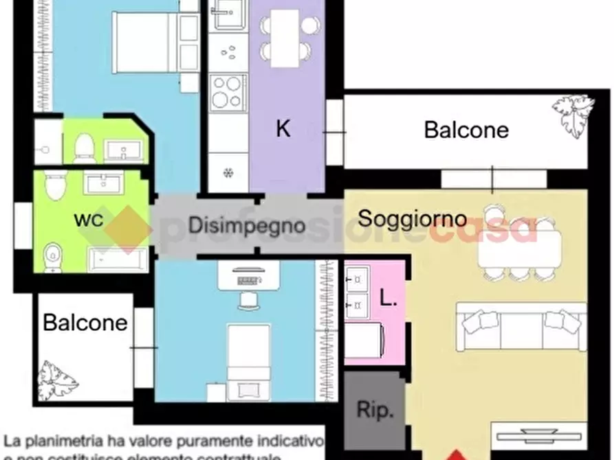 Immagine 30 di Appartamento in vendita  in Via Don Minzoni a Opera