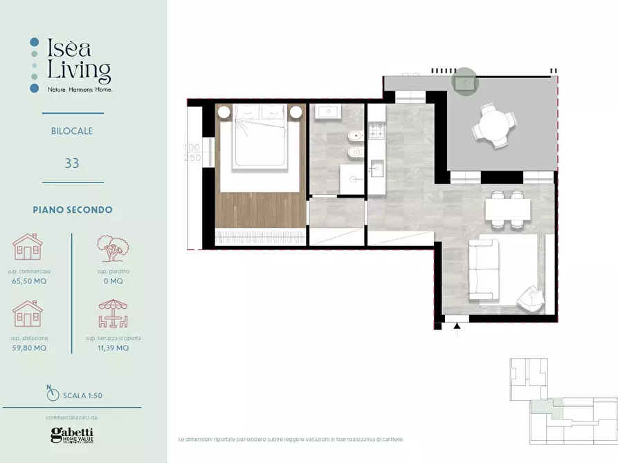 Immagine 11 di Appartamento in vendita  in Via panoramica, 10 a Paratico