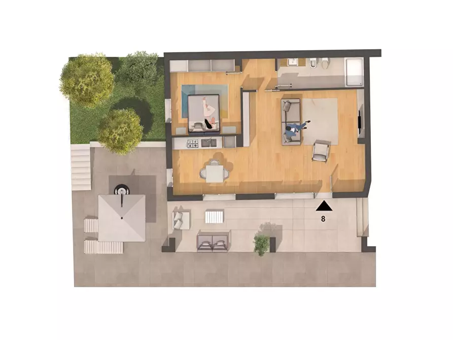 Immagine 4 di Appartamento in vendita  in Via Salita Fiumara Guardia a Messina