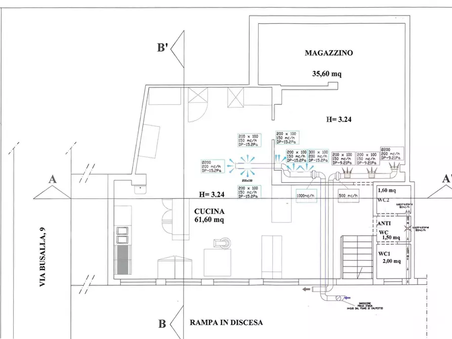 Immagine 49 di Laboratorio in vendita  in Via Busalla, 9 a Roma