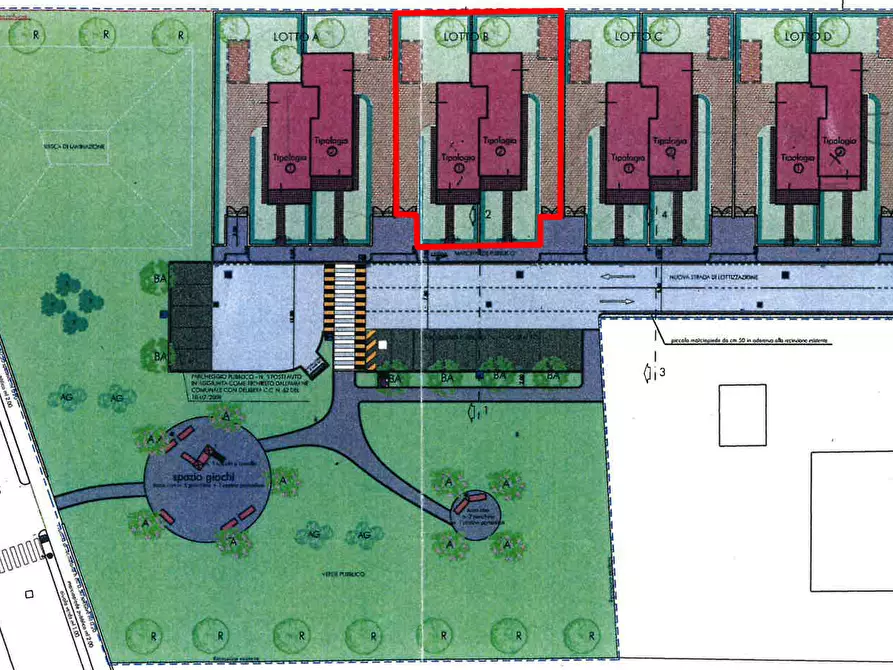 Immagine 2 di Terreno residenziale in vendita  in Via Fausto Coppi a San Giovanni In Marignano
