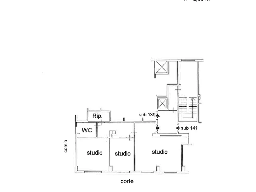 Immagine 8 di Ufficio in vendita  in Largo Lituania a Palermo