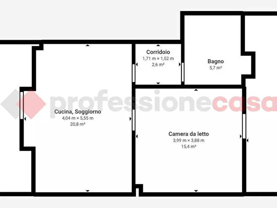 Immagine 14 di Appartamento in vendita  in Via dei Castiglioni a Roma