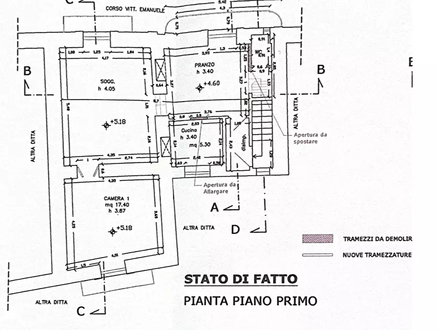 Immagine 14 di Palazzo in vendita  in Via Vittorio Emanuele, 83 a Palazzolo Acreide