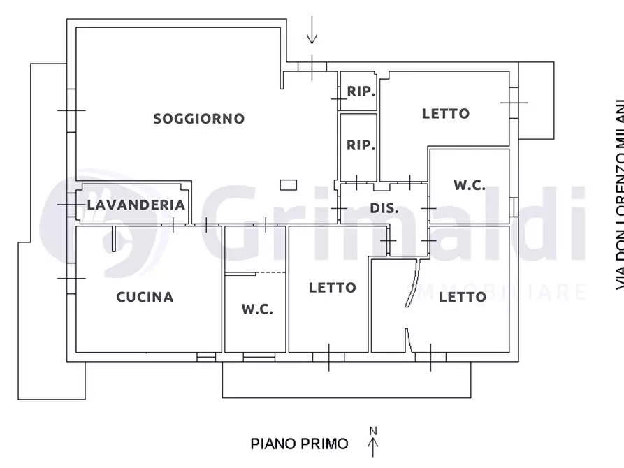 Immagine 17 di Appartamento in vendita  in Via Don Lorenzo Milani a Noto