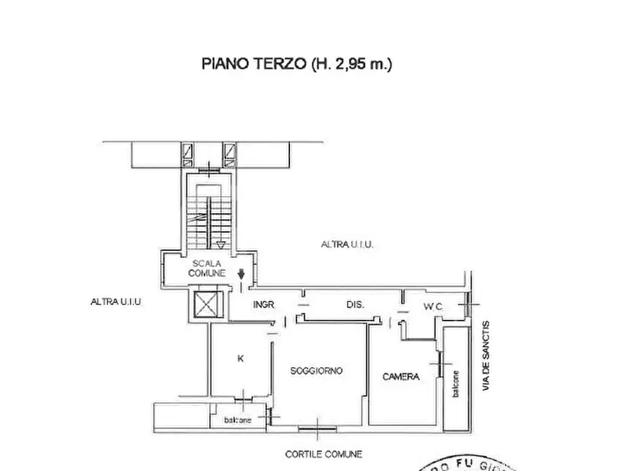 Immagine 13 di Appartamento in vendita  in Via Francesco de Sanctis, 17 a Abbiategrasso