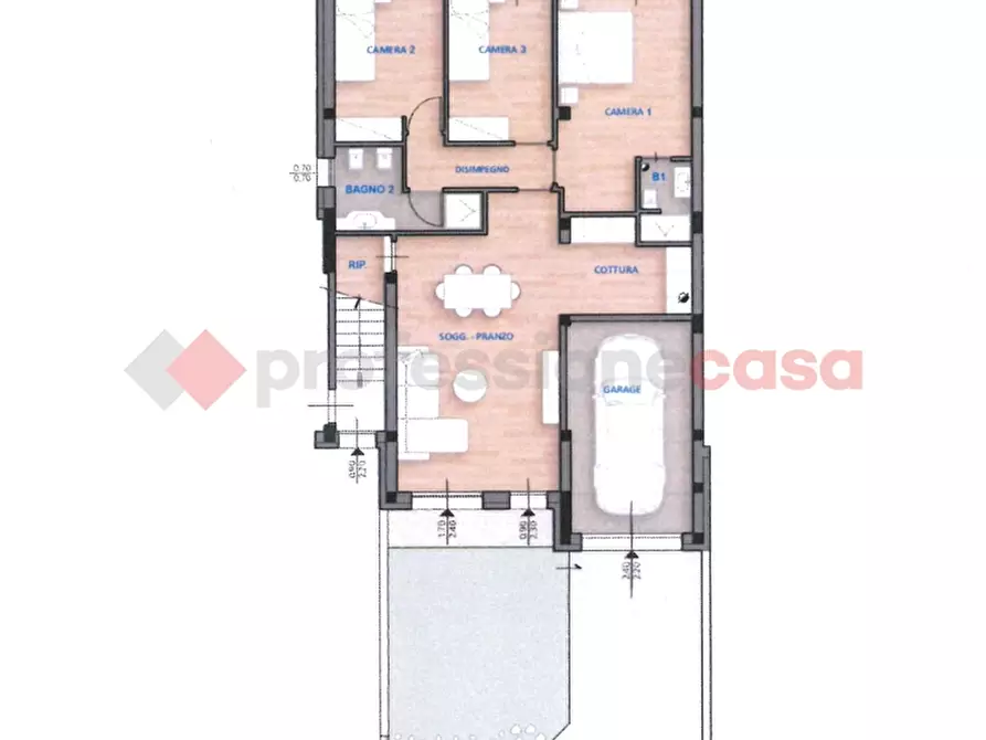 Immagine 5 di Appartamento in vendita  in Via dei Beccai a San Miniato