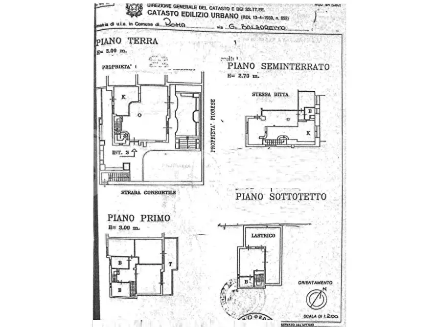 Immagine 37 di Casa bifamiliare in vendita  in Via Giuseppe Balzaretto, 1 a Roma