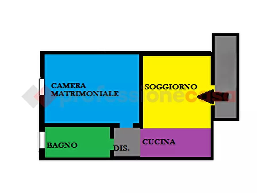 Immagine 11 di Appartamento in vendita  in Via San Vittore, 26 a Locate Di Triulzi