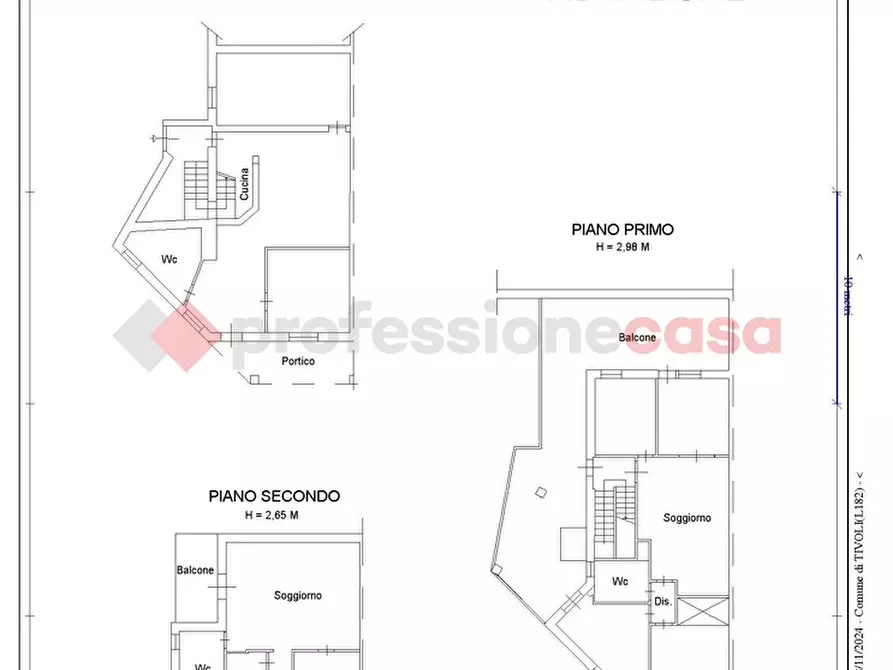 Immagine 27 di Palazzo in vendita  in Via del Pecile a Tivoli