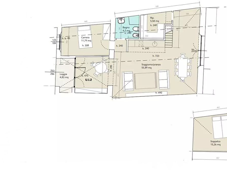 Immagine 13 di Appartamento in vendita  in Via Farini, 24 a Bologna