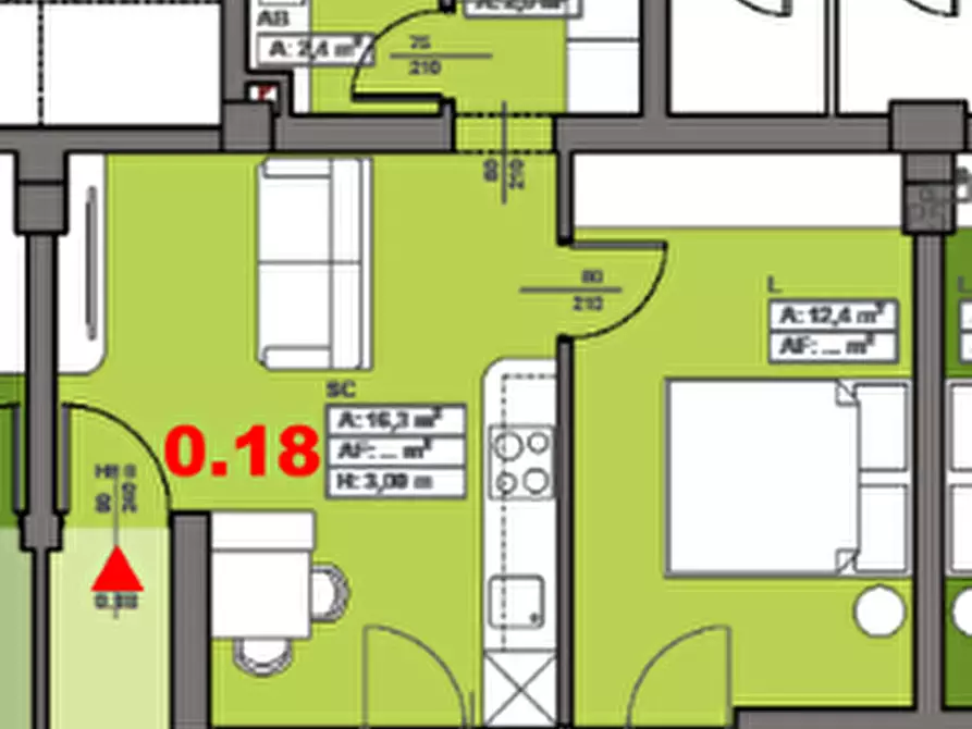 Immagine 5 di Appartamento in vendita  in Via del Triumvirato, 20 a Bologna