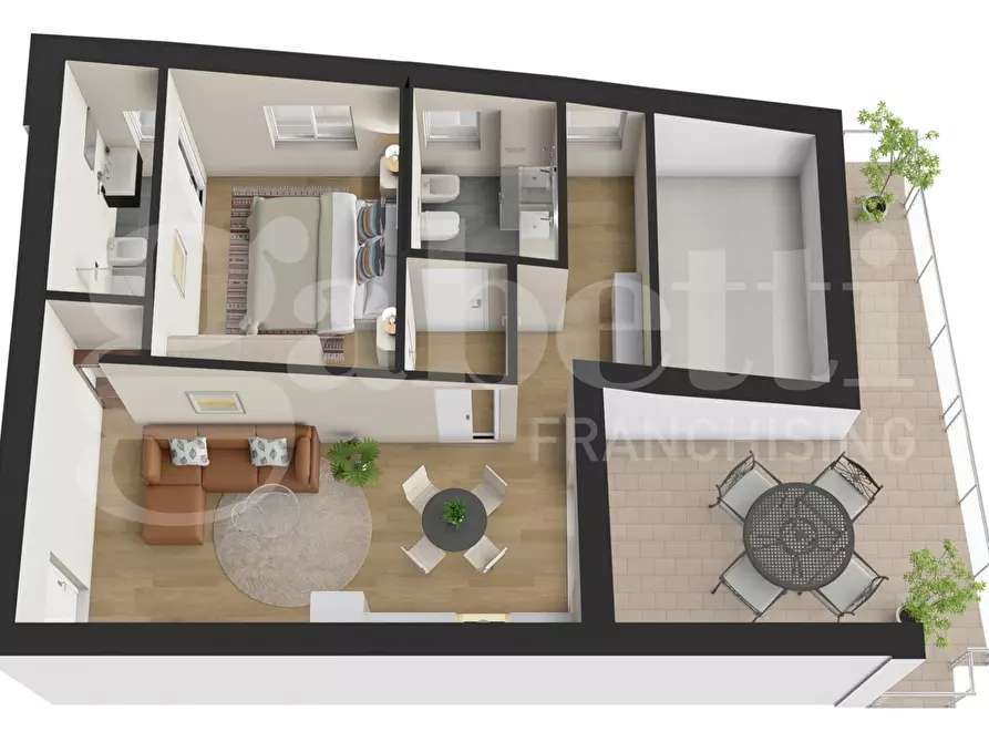 Immagine 4 di Appartamento in vendita  in Via Paolo Borsellino, 5 a Tortoreto