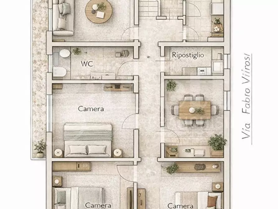 Immagine 23 di Appartamento in vendita  in Via CAUCANA, 42 a Ragusa