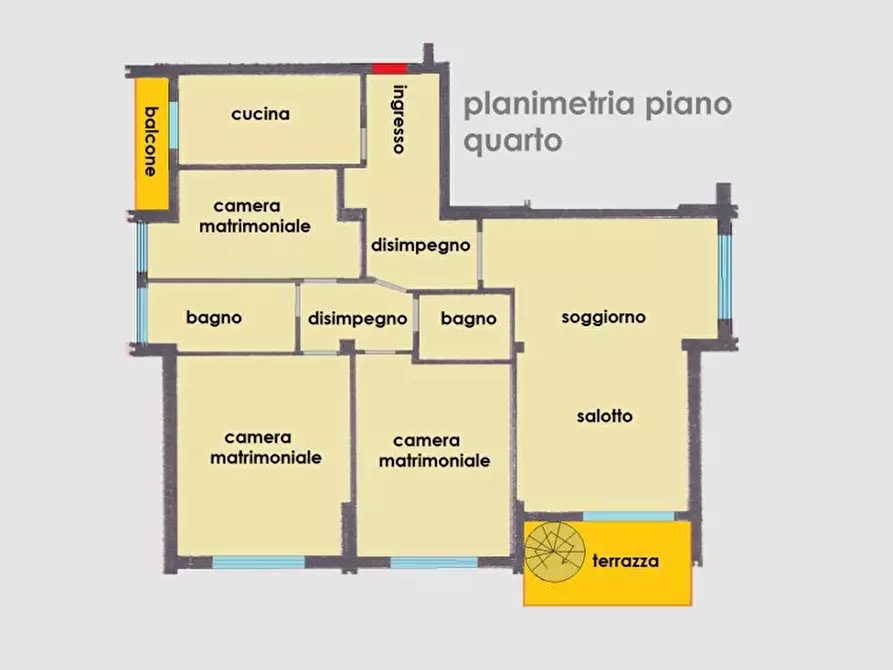 Immagine 19 di Attico in vendita  in Via Zolezzi, 1235 a Massa