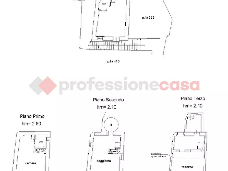 Immagine 25 di Terratetto in vendita  in Via Via Tre Canali, 12 a Scilla