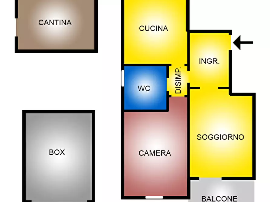 Immagine 17 di Appartamento in vendita  in Via vespucci, 11 a Abbiategrasso
