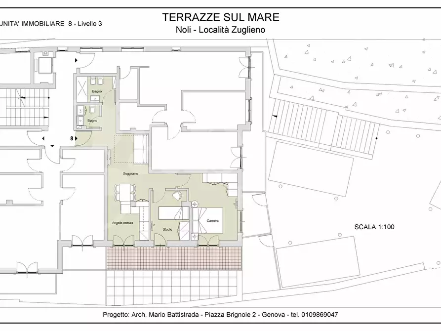 Immagine 16 di Appartamento in vendita  in Via Ugo la Malfa a Noli