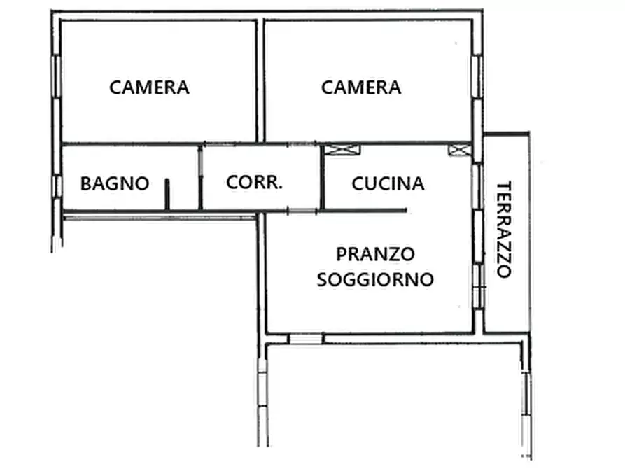 Immagine 17 di Appartamento in vendita  in Via Chiusi a Perugia