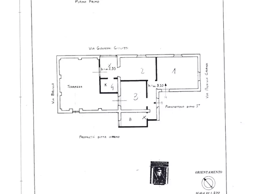 Immagine 6 di Appartamento in vendita  in Via Achille Grandi, SNC a Roma