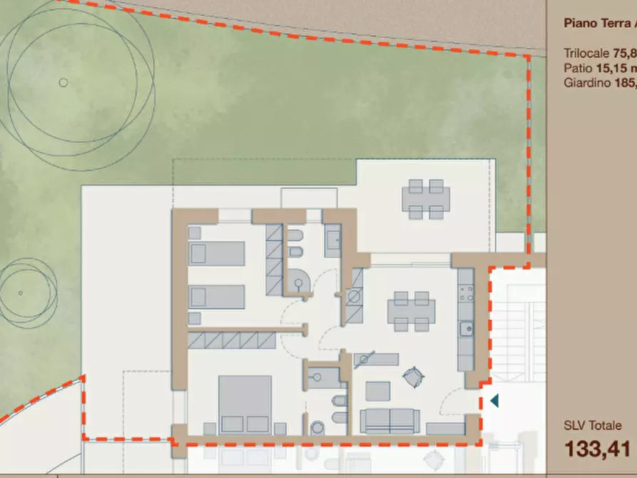 Immagine 6 di Appartamento in vendita  in Via Pia Campanini, 26 a Cervia