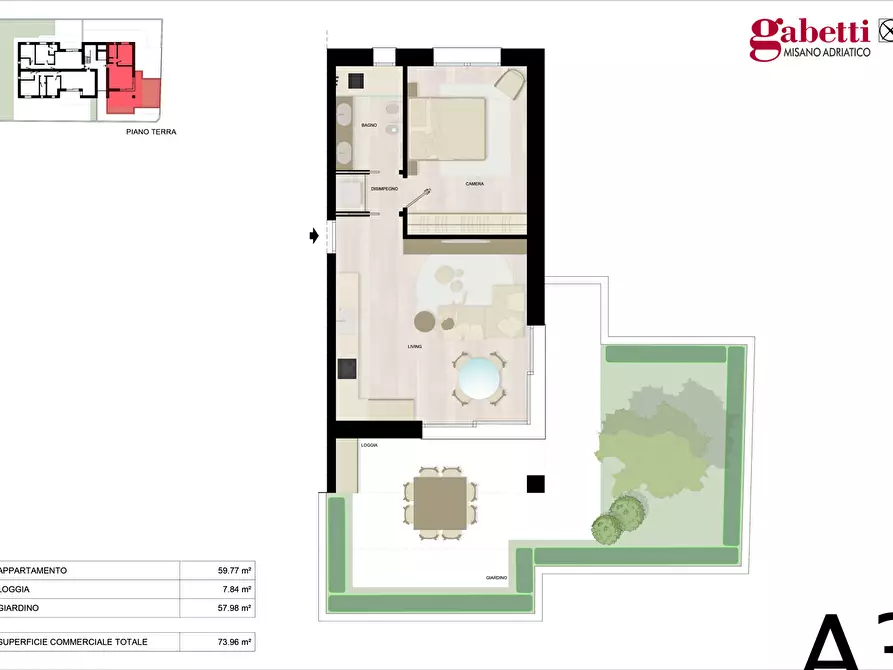 Immagine 16 di Appartamento in vendita  in Via Grossi a Misano Adriatico