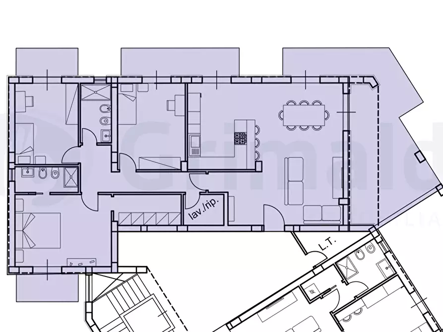 Immagine 10 di Ufficio in vendita  in Via Sicilia a Siracusa