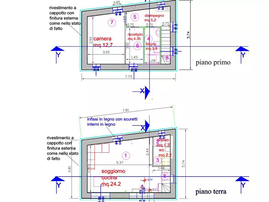 Immagine 17 di Casa indipendente in vendita  in Contrada Vallememoria, 84 a Recanati