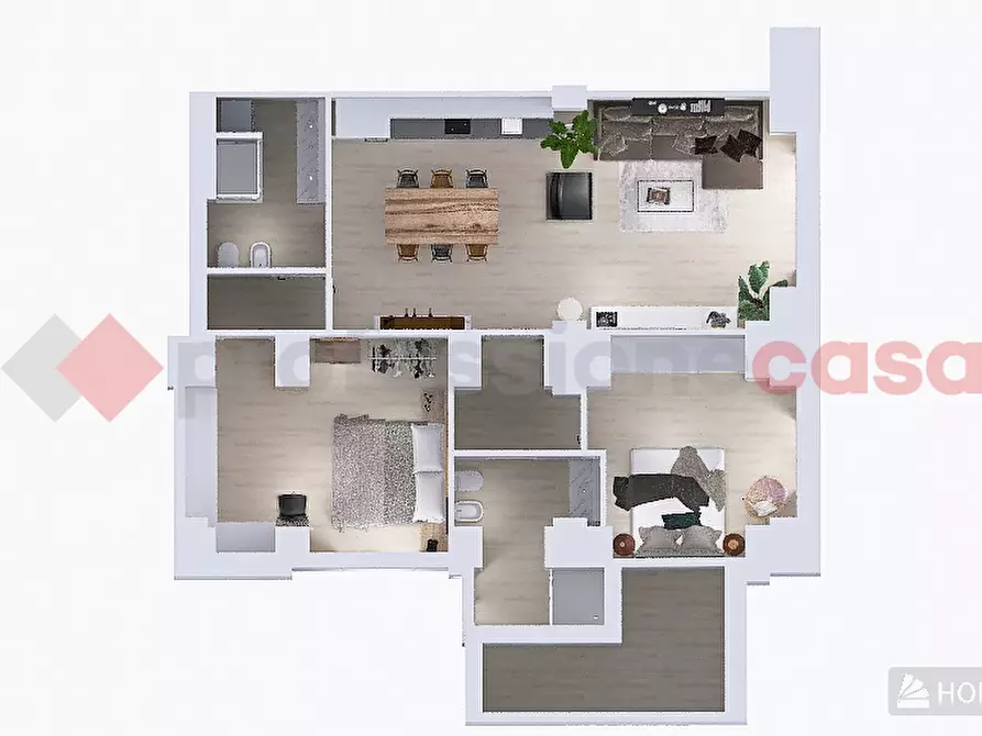 Immagine 2 di Appartamento in vendita  in Via della fonte della puzzolente a Livorno