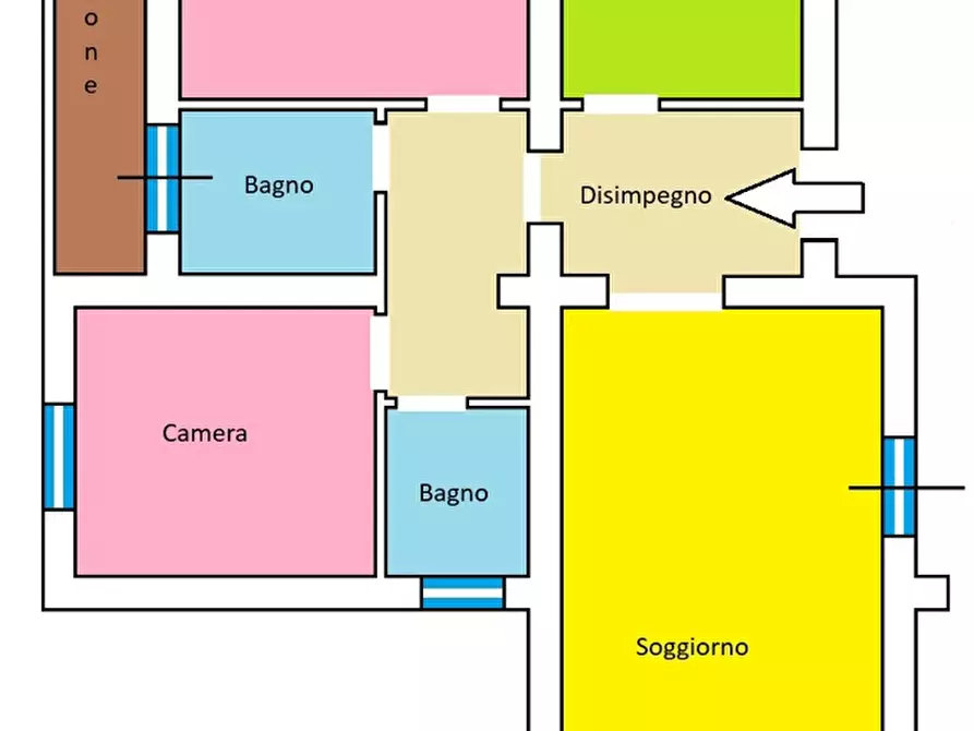 Immagine 15 di Appartamento in vendita  in Via Sedia del Papa, 5 a Sezze