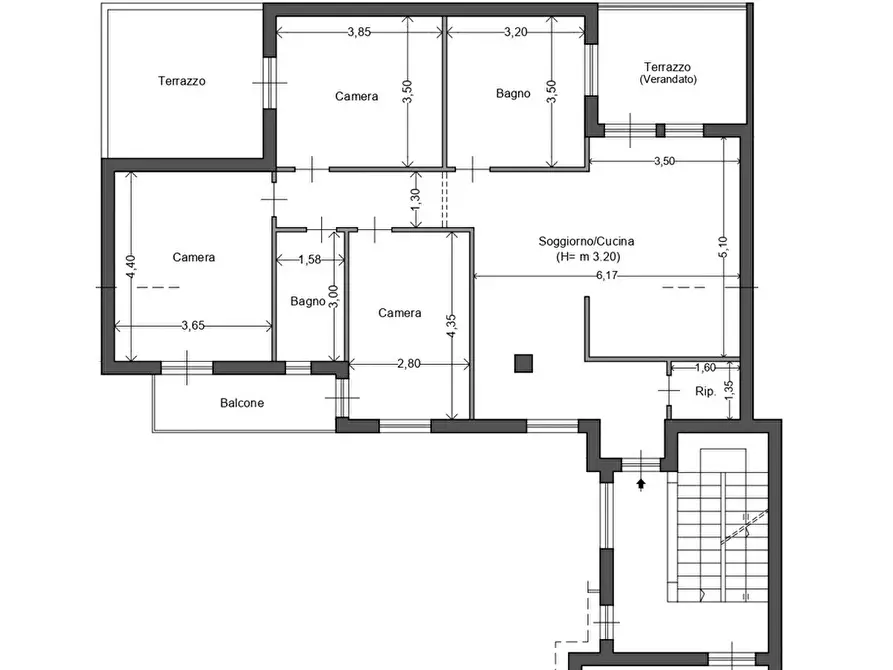 Immagine 6 di Appartamento in vendita  in Via Antonio de Curtis a Volla