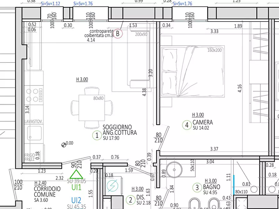 Immagine 9 di Appartamento in affitto  in Via Martin Luther King, 38/3 a Bologna