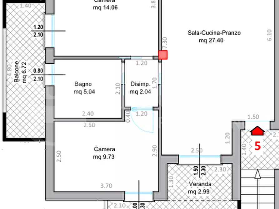 Immagine 10 di Appartamento in vendita  in Via ottaviano augusto, snc a Sestu