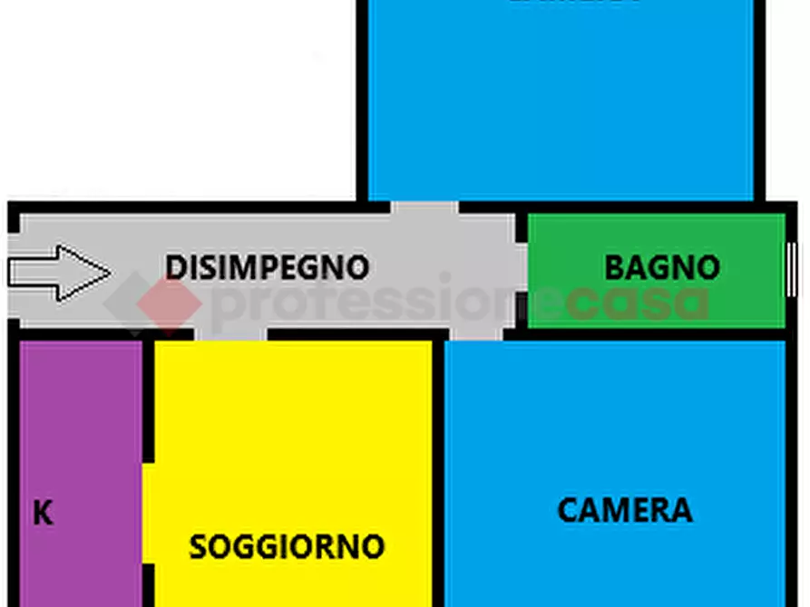 Immagine 22 di Appartamento in vendita  in Via graffignana, 15/a a Landriano