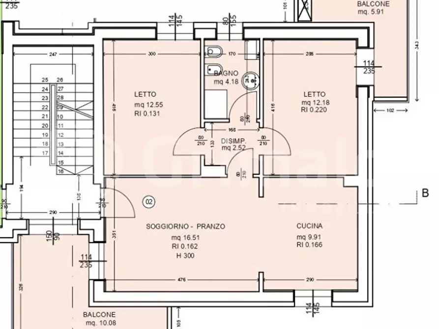 Immagine 7 di Appartamento in vendita  in Via Monte Rosa, 0 a Cervia