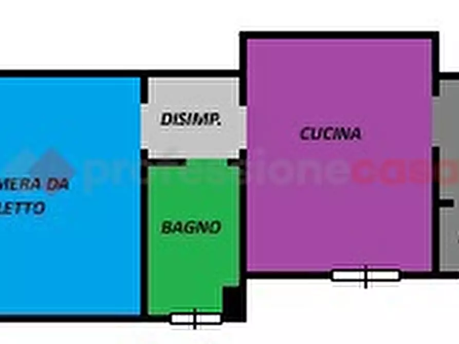 Immagine 13 di Appartamento in vendita  in Via VERDI, 39 a Locate Di Triulzi