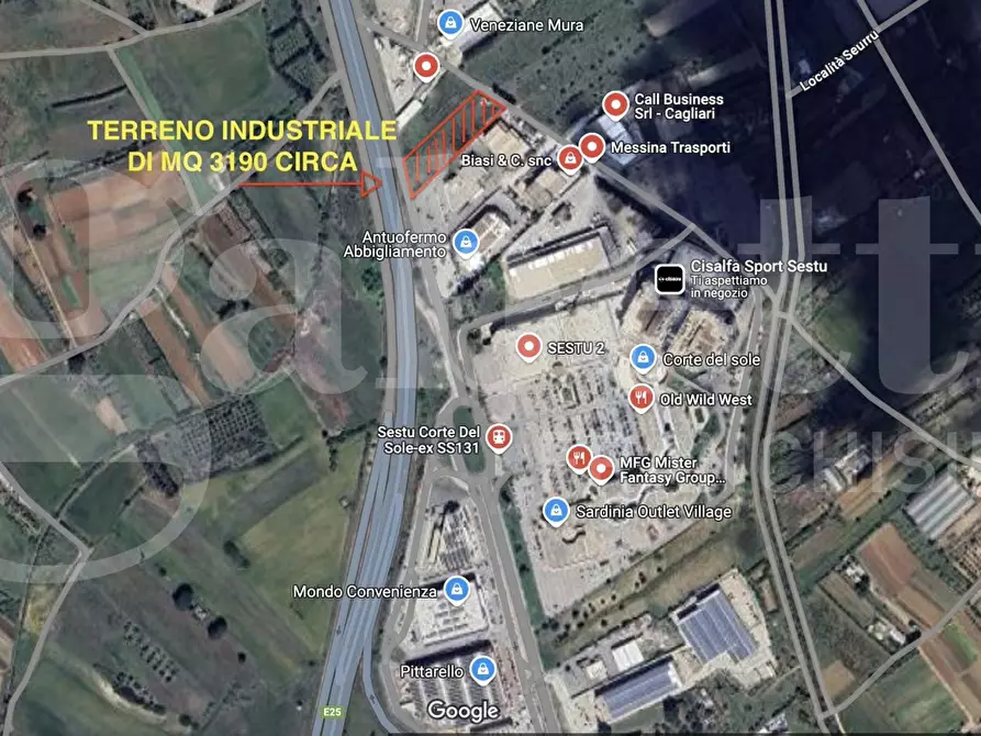 Immagine 2 di Terreno residenziale in vendita  in Via ex ss 131, snc a Sestu