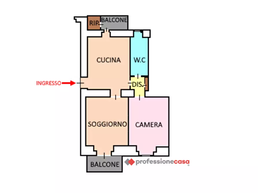 Immagine 13 di Appartamento in vendita  in Via Alessandro Volta, 5 a Foggia