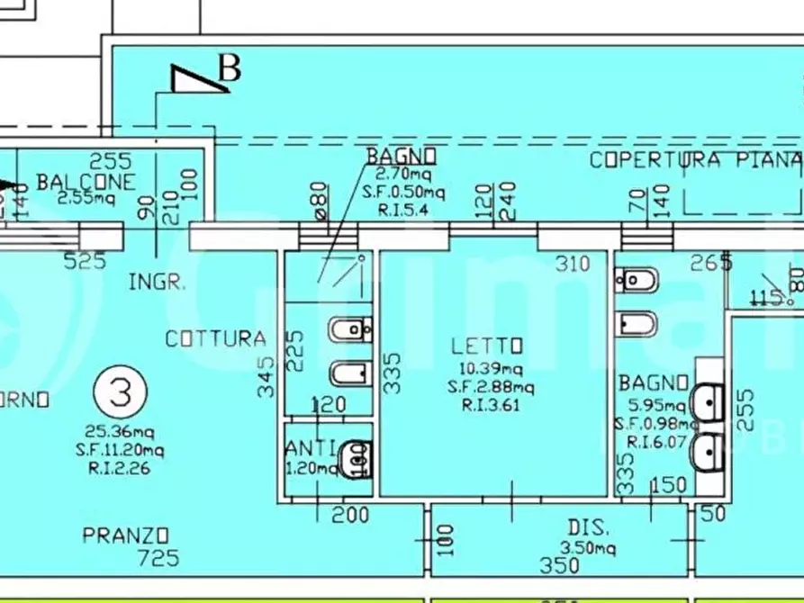 Immagine 3 di Appartamento in vendita  in Viale Milazzo, 4 a Cervia