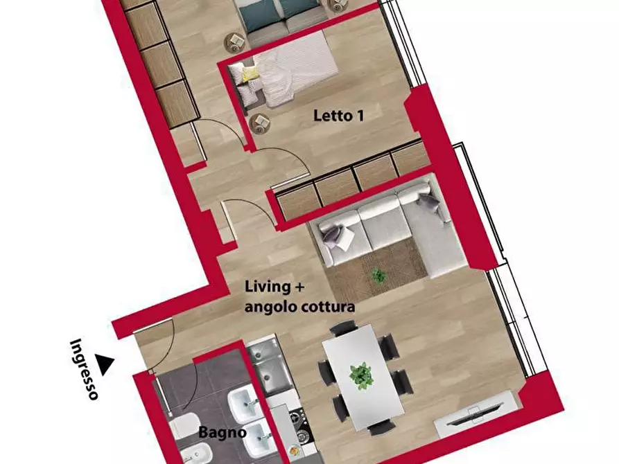 Immagine 10 di Appartamento in vendita  in Via Marconi, 10 a Bologna