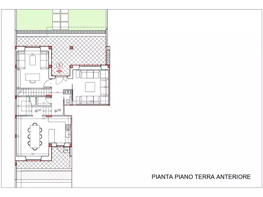 Immagine 5 di Casa trifamiliare in vendita  in Via Casali delle Cornacchiole, 153 a Roma