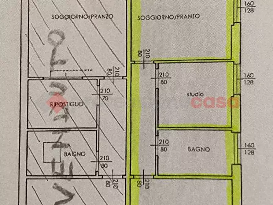 Immagine 22 di Appartamento in vendita  in Piazza Monte alla Rena a Rosignano Marittimo
