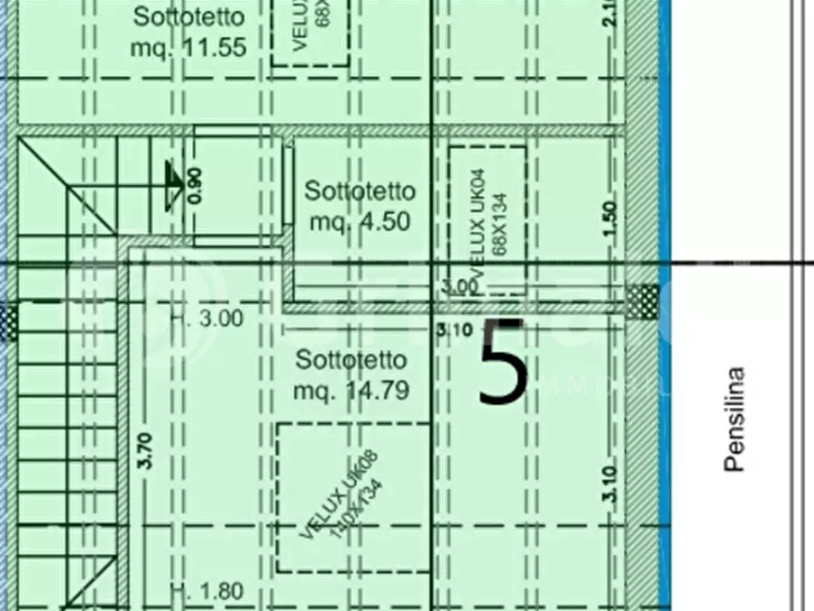 Immagine 5 di Palazzo in vendita  in Via Pinarella, 5 a Cervia